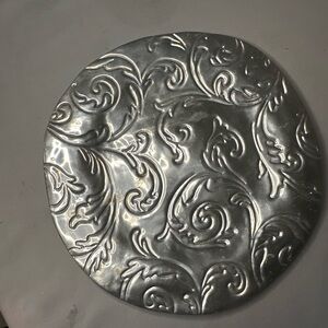 Noble Excellence Silver Decorative Plate